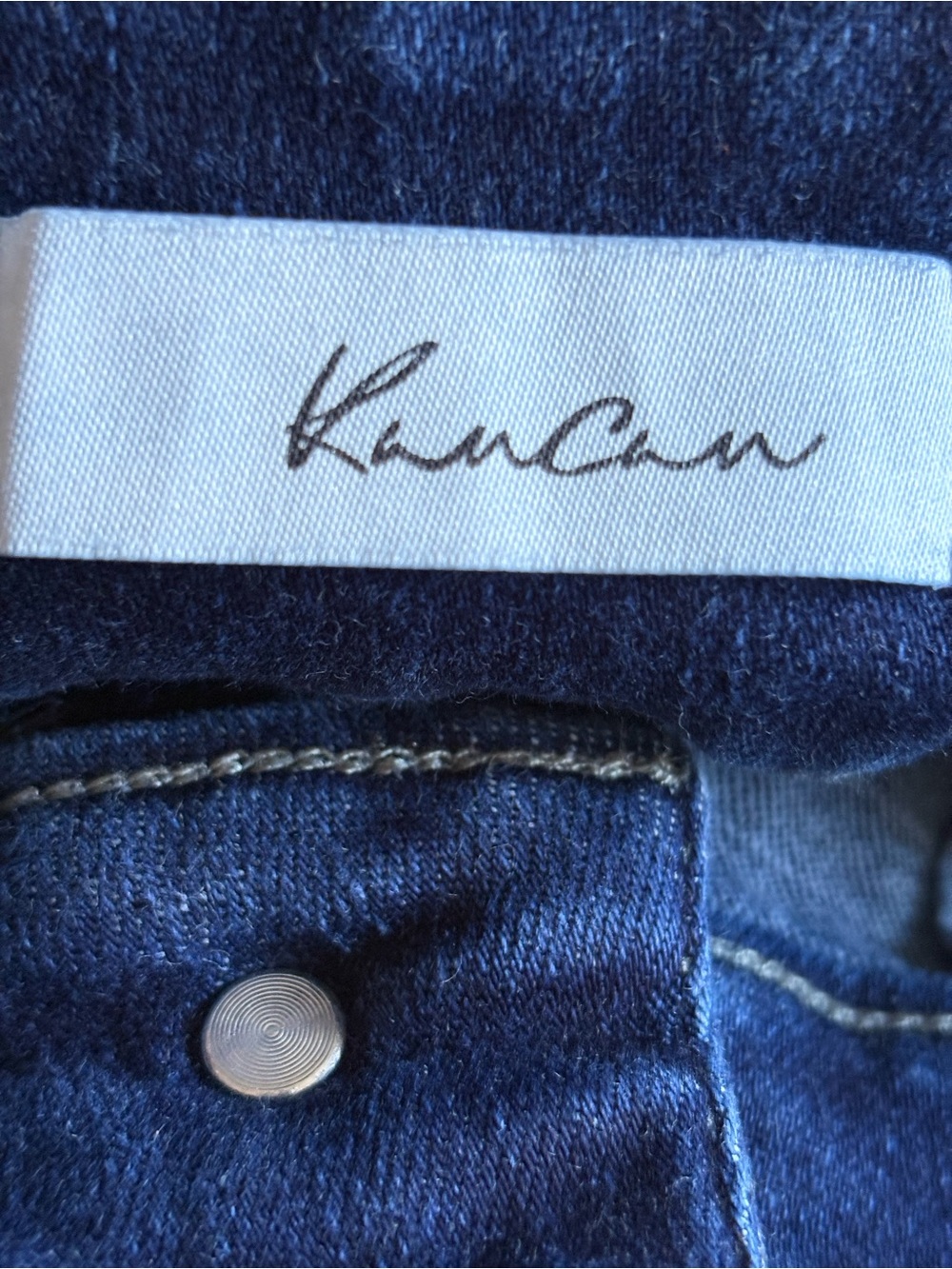 KanCan Y2K Vintage Sz 9/28 High-Rise Flared Women’s Jeans - Dark Blue Wash - Picture 8 of 12